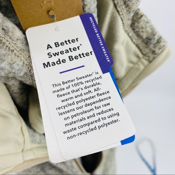 Patagonia Pelican Better Sweater Zip Up Vest L - Picture 6 of 16